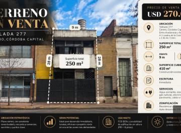 Casa · 250m² · 3 Ambientes · Venta Terreno Zona Centro | Oportunidad Desarrollo E Inversión | Apto Construcción Edificio
