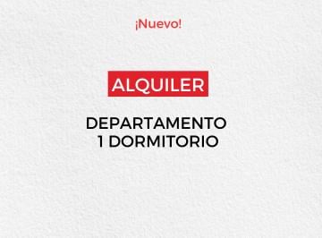 Departamento de 2 ambientes, Rafaela · Alquiler Departamento de un Dormitorio Barrio San Martin
