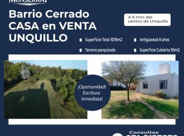 Casa en Venta de 4 ambientes Otros · Cruz del Norte II Unquillo