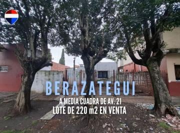 Terreno · 220m² · Venta Lote de 220 m² Berazategui Oeste