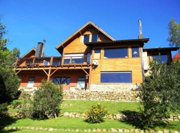 Casa · 260m² · 5 Ambientes · 2 Cocheras · Venta Excelente Casa Vista Al Lago 3 Dorm. Mas Dependencia, Barrio Antuhue, Bariloche