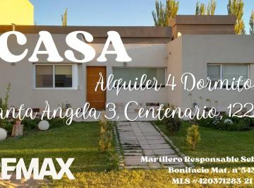 Casa · 122m² · 5 Ambientes · Alquiler Casa 4 Dorm., Santa Angela III