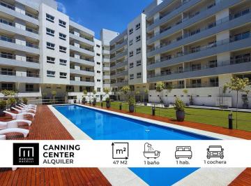 Departamento · 47m² · 2 Ambientes · 1 Cochera · Departamento en Alquiler en Canning Center, Canning