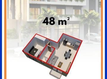 Departamento · 45m² · 2 Ambientes · 1 Cochera · Departamento con Cochera - en Pozo - Moreno