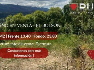 Terreno · 318m² · Terreno en Venta El Bolson