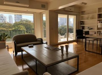 Departamento · 200m² · 5 Ambientes · 1 Cochera · Como a Estrenar Equipado y Amoblado con Balcon Terraza y Cochera Sobre Plaza Vte Lopez