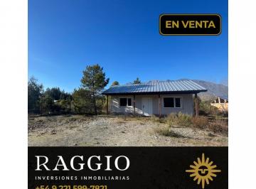 Casa · 51m² · 3 Ambientes · Casa de 2 Habitaciones (A Terminar) en Paraje Entre Ríos, Lago Puelo (Ez - 72)