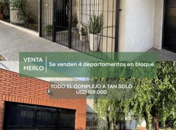 Casa · 367m² · 3 Ambientes · 4 Cocheras · Venta Block 4 Phs de 3 Ambientes en Merlo C/cochera