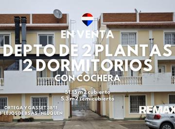 Departamento · 51m² · 3 Ambientes · 1 Cochera · Venta Departamento 2 Dorm con Parrilla y Cochera