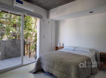 Departamento · 34m² · 1 Ambiente · Departamento Monoambiente Alquiler Temporal Almagro Balcón