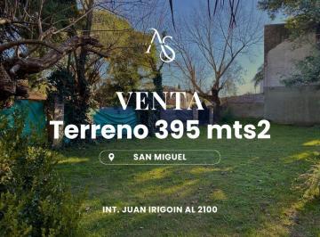 Terreno · 395m² · Terreno en Venta - San Miguel