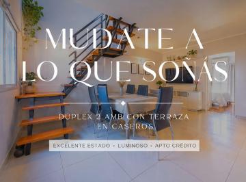 Departamento · 47m² · 2 Ambientes · 1 Cochera · Venta Duplex 2 Ambientes Caseros con Terraza