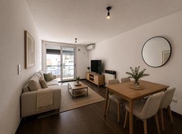 Departamento · 61m² · 3 Ambientes · 1 Cochera · Alquiler - Alem 1200: Departamento de Dos Dorm. con Cochera y Amenities