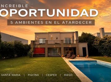 Casa · 175m² · 5 Ambientes · 2 Cocheras · Casa en Haras Santa Maria Venta