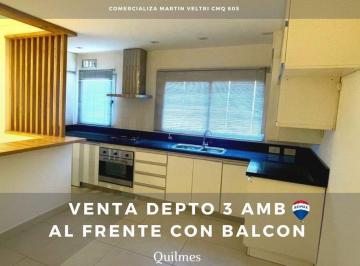 Departamento · 136m² · 3 Ambientes · Venta Depto 3 Amb Al Frente con Balcon Quilmes