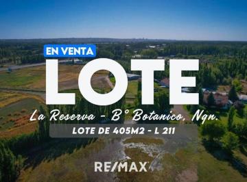 Terreno · 405m² · Lote Residencial - La Reserva B° Botanico