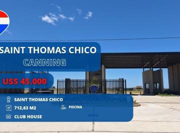 Terreno · 713m² · Lote en Venta Saint Thomas Chico Canning