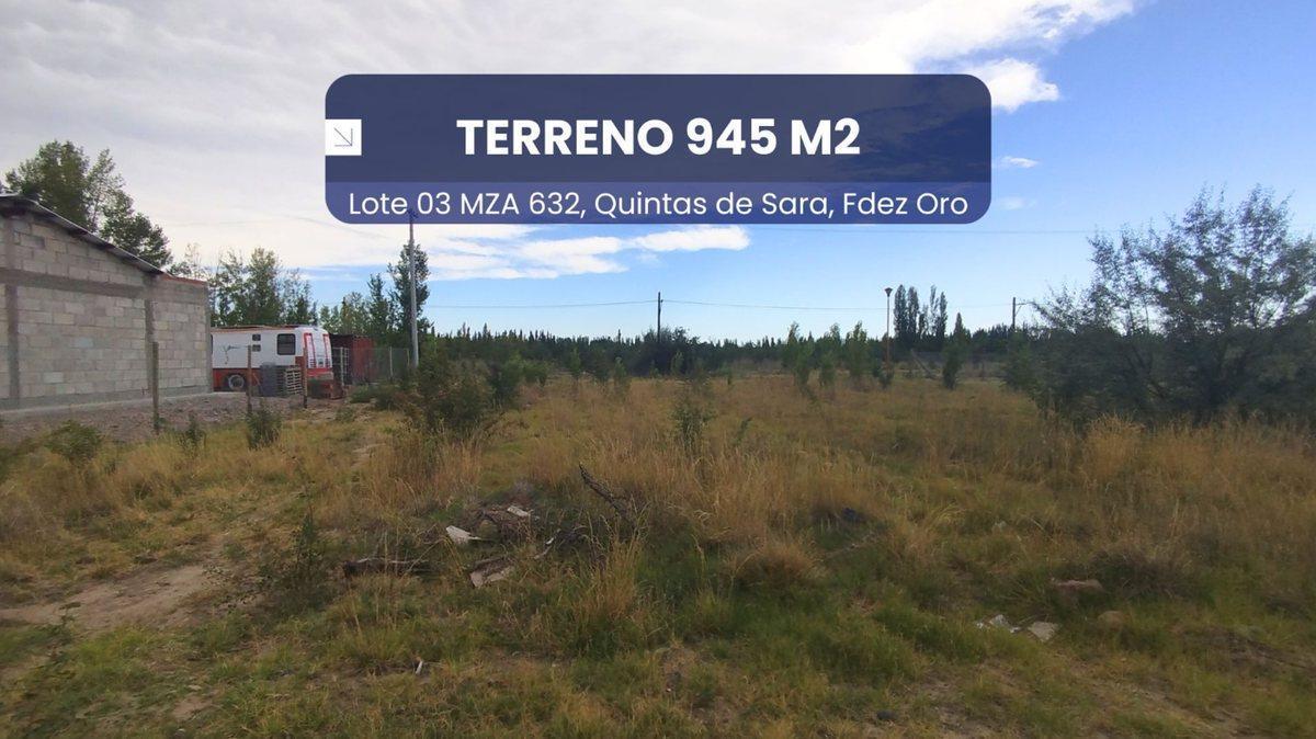 Lote 03 de la Mza 632 del Barrio Quintas de Sara S/N,  General Fernández Oro, Río Negro