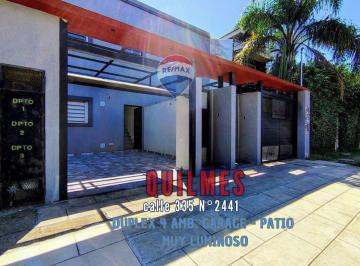 Casa · 91m² · 4 Ambientes · 1 Cochera · Venta Duplex 4 Amb. a Estrenar Quilmes Garage