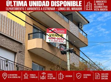 Departamento · 32m² · 2 Ambientes · A Estrenar - Muy Luminoso - 38 m² - Ascensor - Parrilla - Terraza Comun