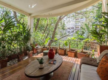Departamento · 300m² · 4 Ambientes · 1 Cochera · Retasado. Piso Francés con Terraza Única en Recoleta