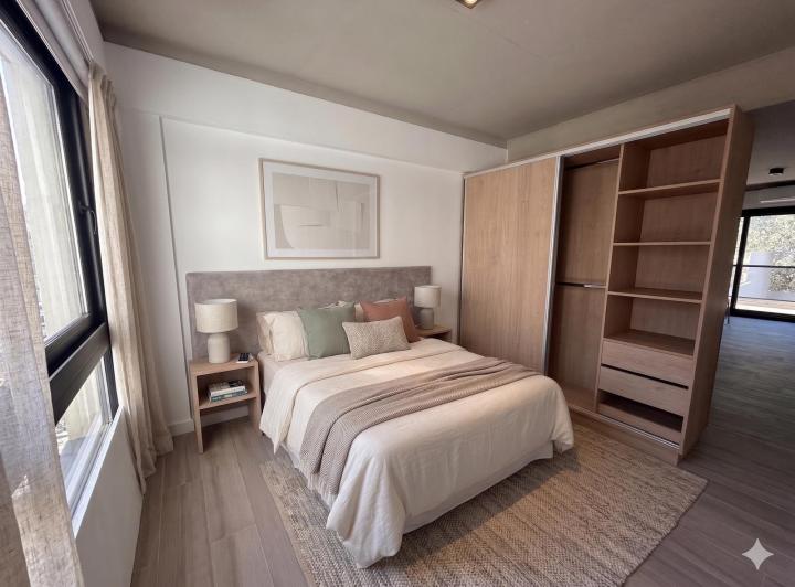 Monoambiente Dividido con Placard - Terminaciones Premium - a Estrenar