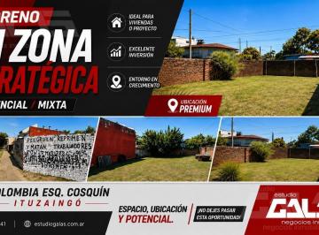 Terreno · 195m² · Lote | Esquina | Zona Mixta | Servicios | Inversión | Ituzaingó
