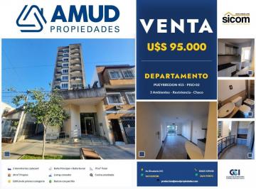 Departamento · 60m² · 3 Ambientes · Departamento 3 Ambientes - Centro, Resistencia