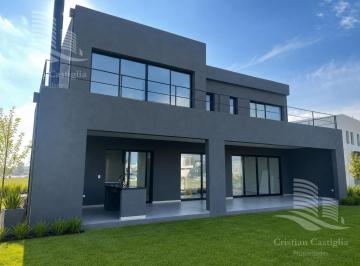 Casa · 635m² · 7 Ambientes · 2 Cocheras · Excepcional Casa a Estrenar en Barrio Riberas, Puertos del Lago