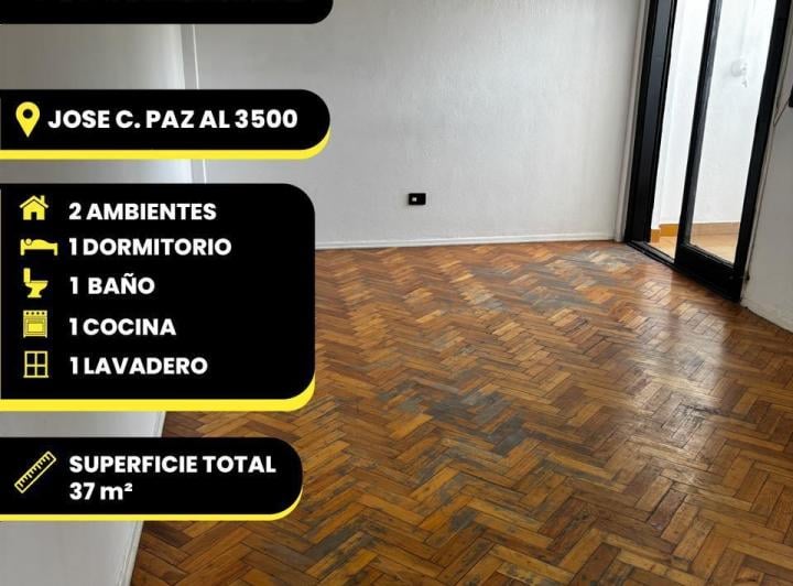 Departamento · 37m² · 2 Ambientes
