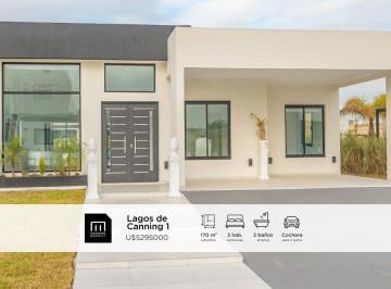 Casa · 170m² · 4 Ambientes · 2 Cocheras · Casa en Venta Lagos de Canning, Canning.