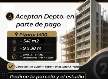 Terreno · 100m² · Lote en Tigre Centro - Apto Edificio