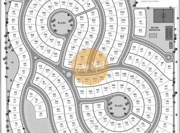 Plano Area L · Lote Venta Barrio San Pablo Chico - Interno - 608 m² #id 26285