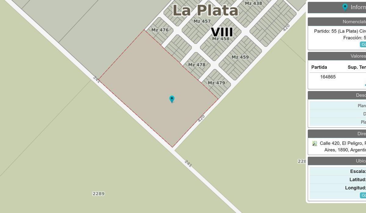 420 y 241, La Plata, La Plata