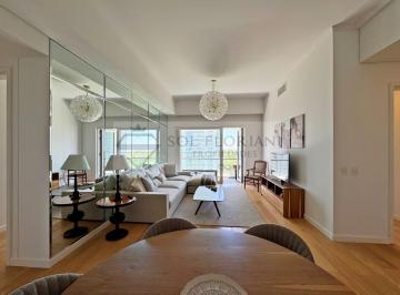 Departamento · 120m² · 3 Ambientes · 1 Cochera · • Alvear Tower: Alquiler Dos Dorm. Amoblado y Equipado a Estrenar