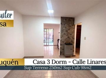 Casa · 98m² · 5 Ambientes · Alquiler Casa 3 Dorm. en Calle Linares - Neuquen