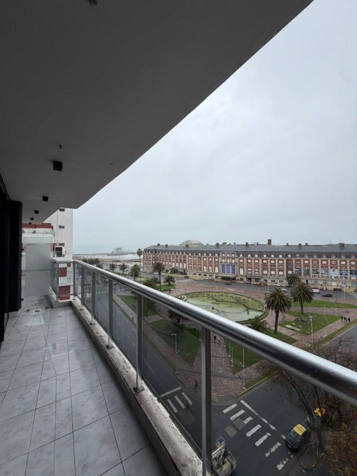 Depto 2 amb, 60m² en Plaza Colón, con balcón y calefacción por losa radiante