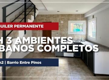 PH · 54m² · 3 Ambientes · 1 Cochera · Alquiler Permanente PH 3 Ambientes en Entre Pinos
