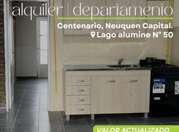Departamento de 1 ambiente, Centenario · Departamento en Alquiler