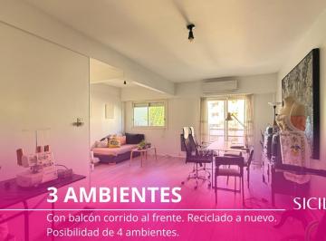 Departamento · 62m² · 3 Ambientes · Venta - Departamento - 3 Ambientes - Caballito - Reciclado a Nuevo