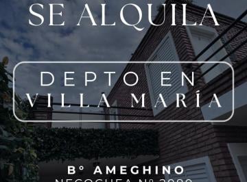 Departamento de 1 ambiente, Villa María · Se Alquila Departamento en Villa Maria