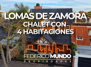 Casa · 250m² · 8 Ambientes · 3 Cocheras · Chalet en Venta Lomas de Zamora