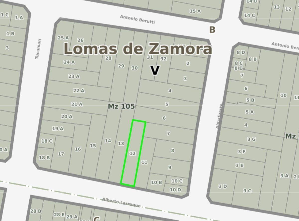 Alberto Larroque 1000,  Banfield, Lomas de Zamora