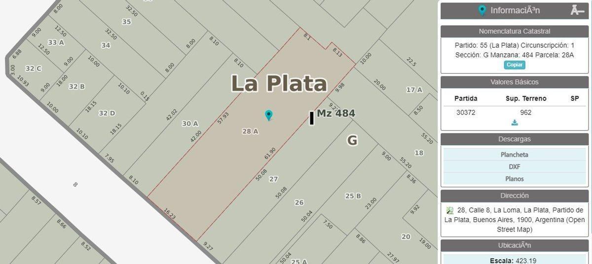 8 E/ 32 y 33 0, La Plata, La Plata