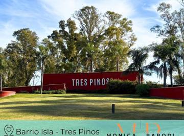 Terreno · 1277m² · Lote en Venta en Barrio Isla – Tres Pinos, General Rodríguez