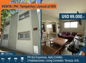 PH de 3 ambientes, Lomas de Zamora · Venta PH Temperley 2 Habitaciones y Escritorio - Sin Expensa