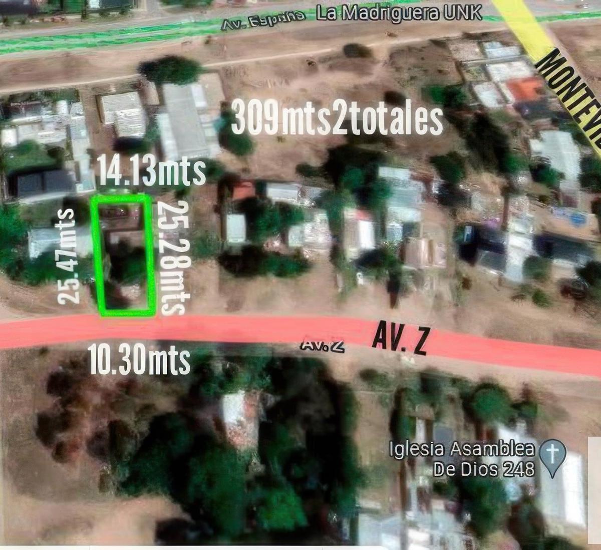 Avenida Z e/ Avenida Central y Montevideo, Pinamar, Buenos Aires Costa Atlántica