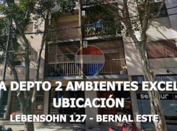 Departamento · 37m² · 2 Ambientes · Venta Depto Bernal Apto Credito Oportunidad