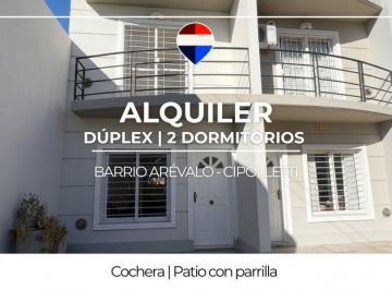 Casa · 70m² · 2 Ambientes · 1 Cochera · Alquiler | Dúplex 2 Dorm. | Bº Arévalo