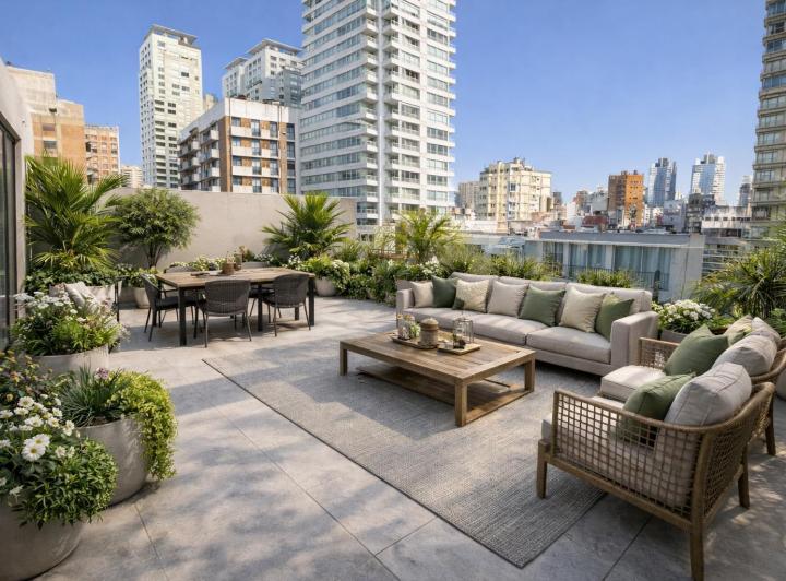 Departamento a Estrenar 4 Ambiente con Balcón Terraza Piso Alto - Amenities - Palermo Chico